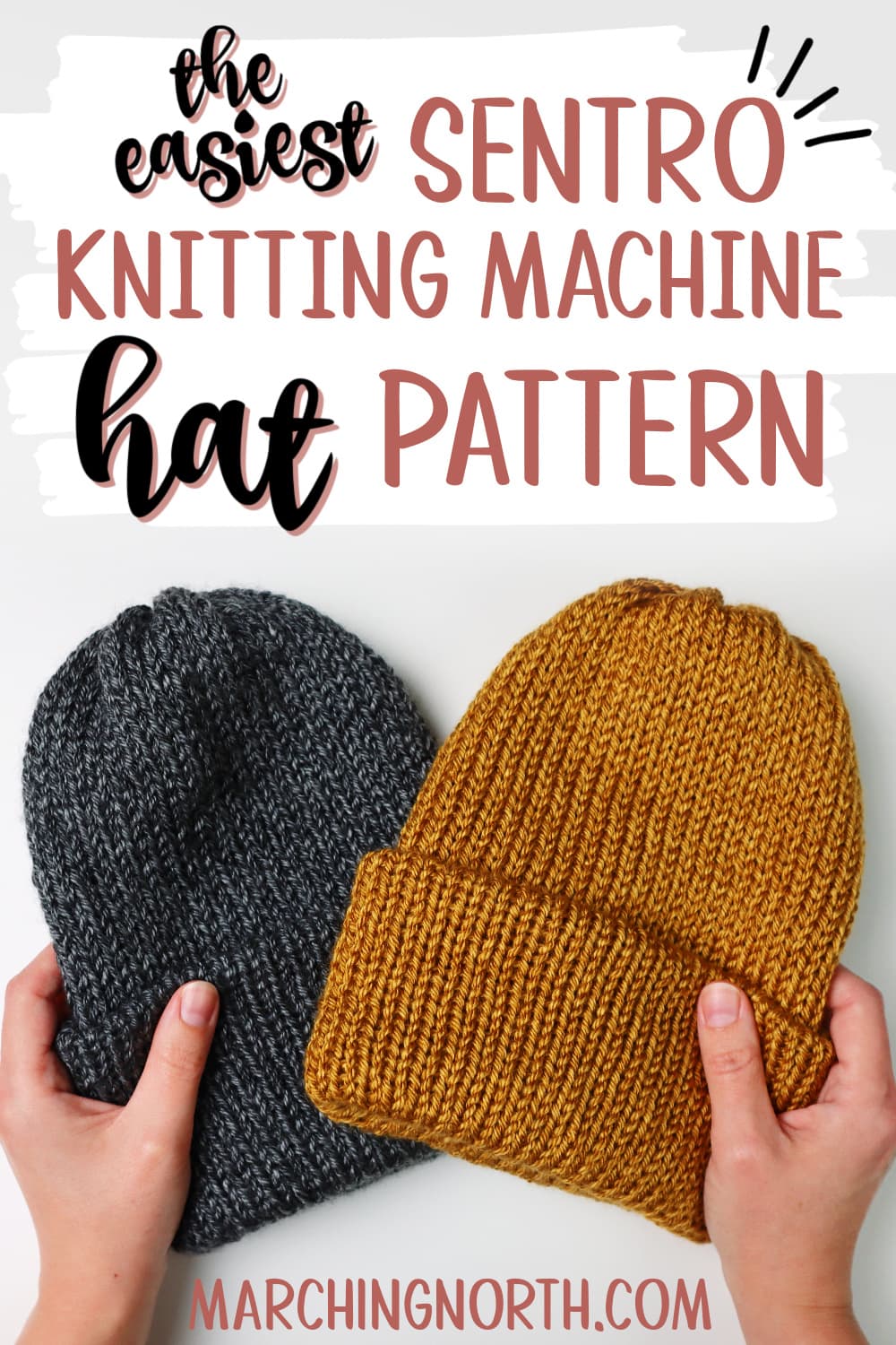 Sentro 48 Knitting Machine Patterns： Create Unique Beanies and More