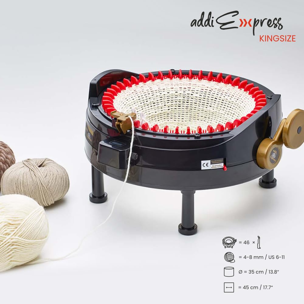 Addi Express King Size Knitting Machine： Your Ultimate Tool for Larger Knits