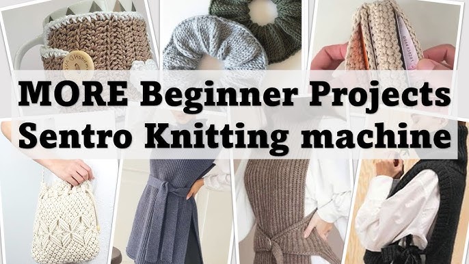 Create Stunning Fashion Accessories with the Sentro Knitting Machine： Fast and Easy