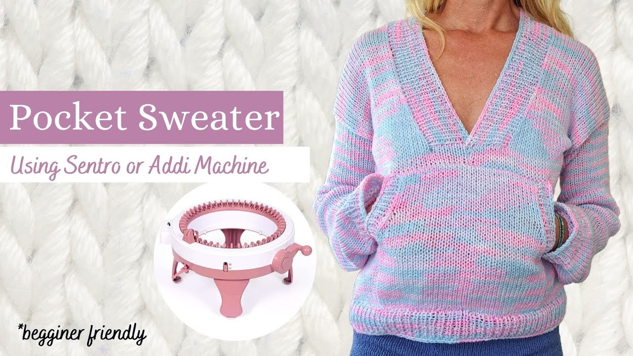 Create Sweaters, Hats, and More with the Addi Kingsize Knitting Machine