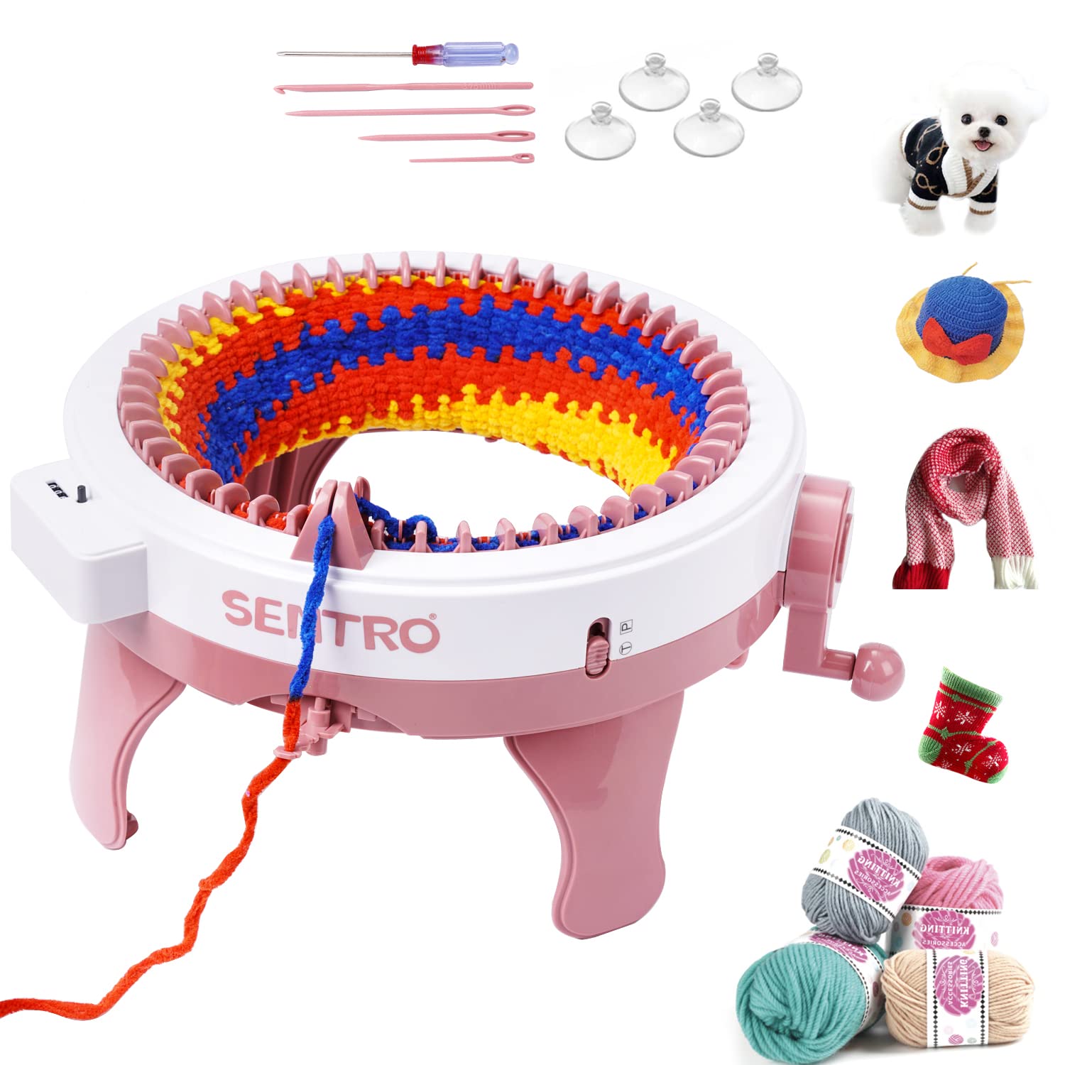 Master Fiber Arts with Sentro D： Your Go-To Circular Knitting Machine