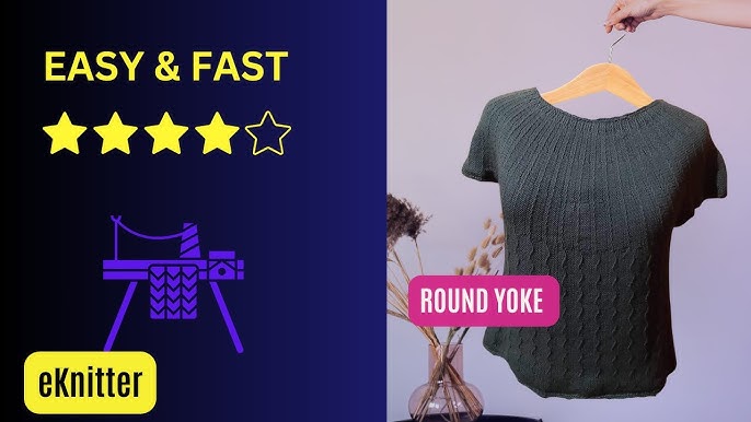 Fast and Easy Machine Knit Sweater Patterns for Beginners