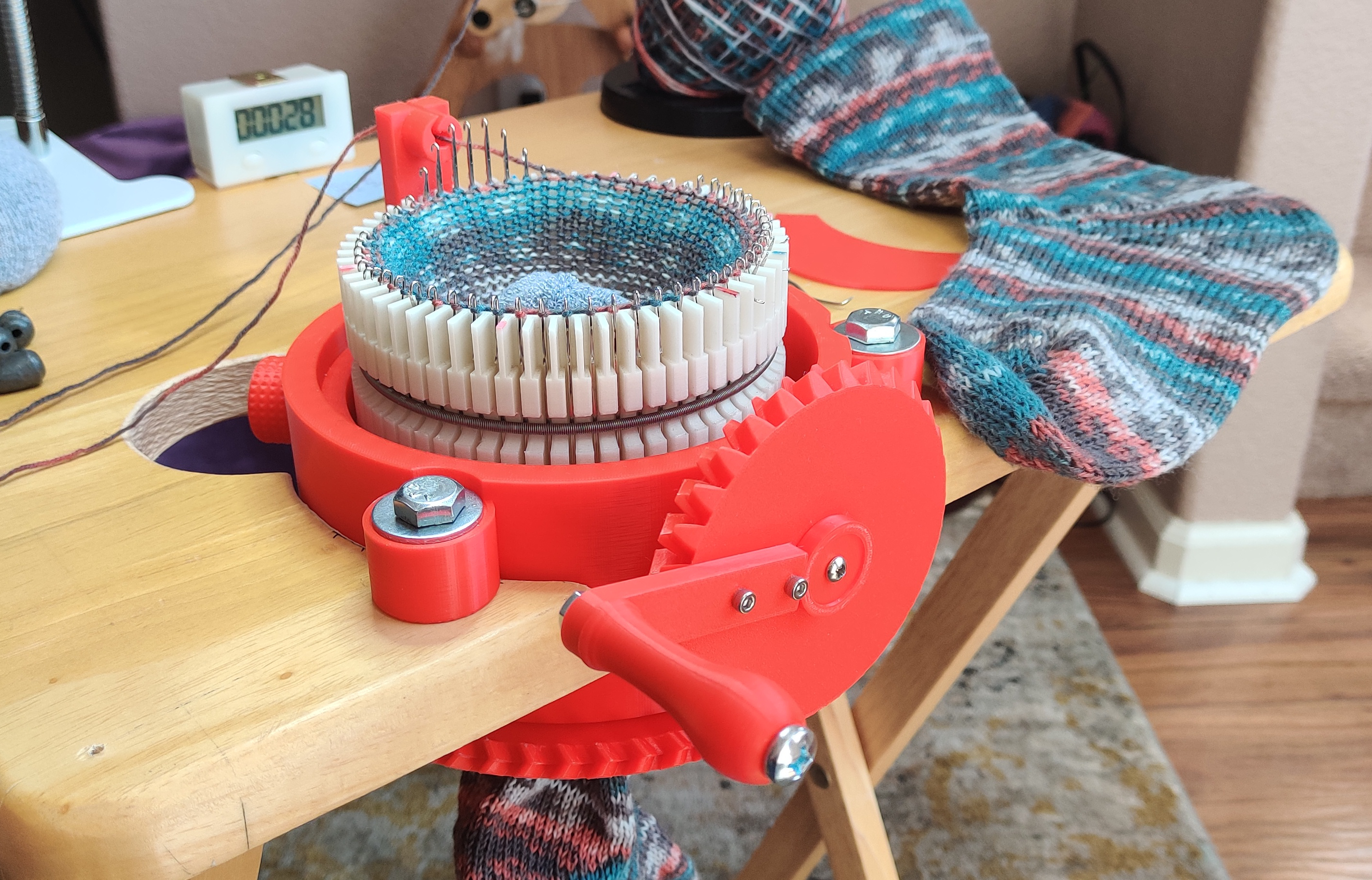 Discover the Future of Sock Knitting: 3D Printed Circular Sock Machines