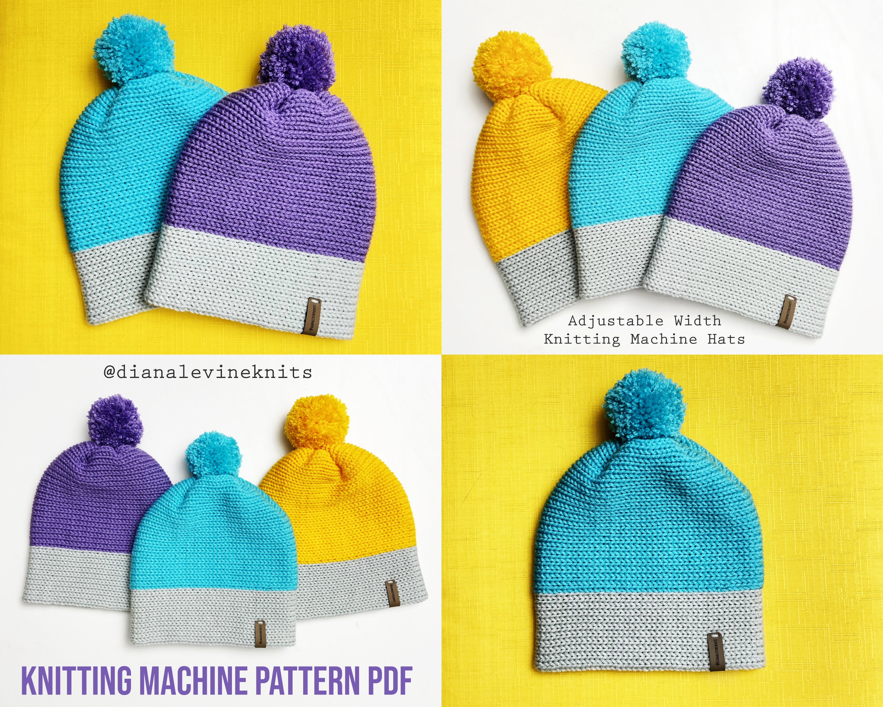 Creative Knitting Machine Patterns for Scarves, Hats, and More