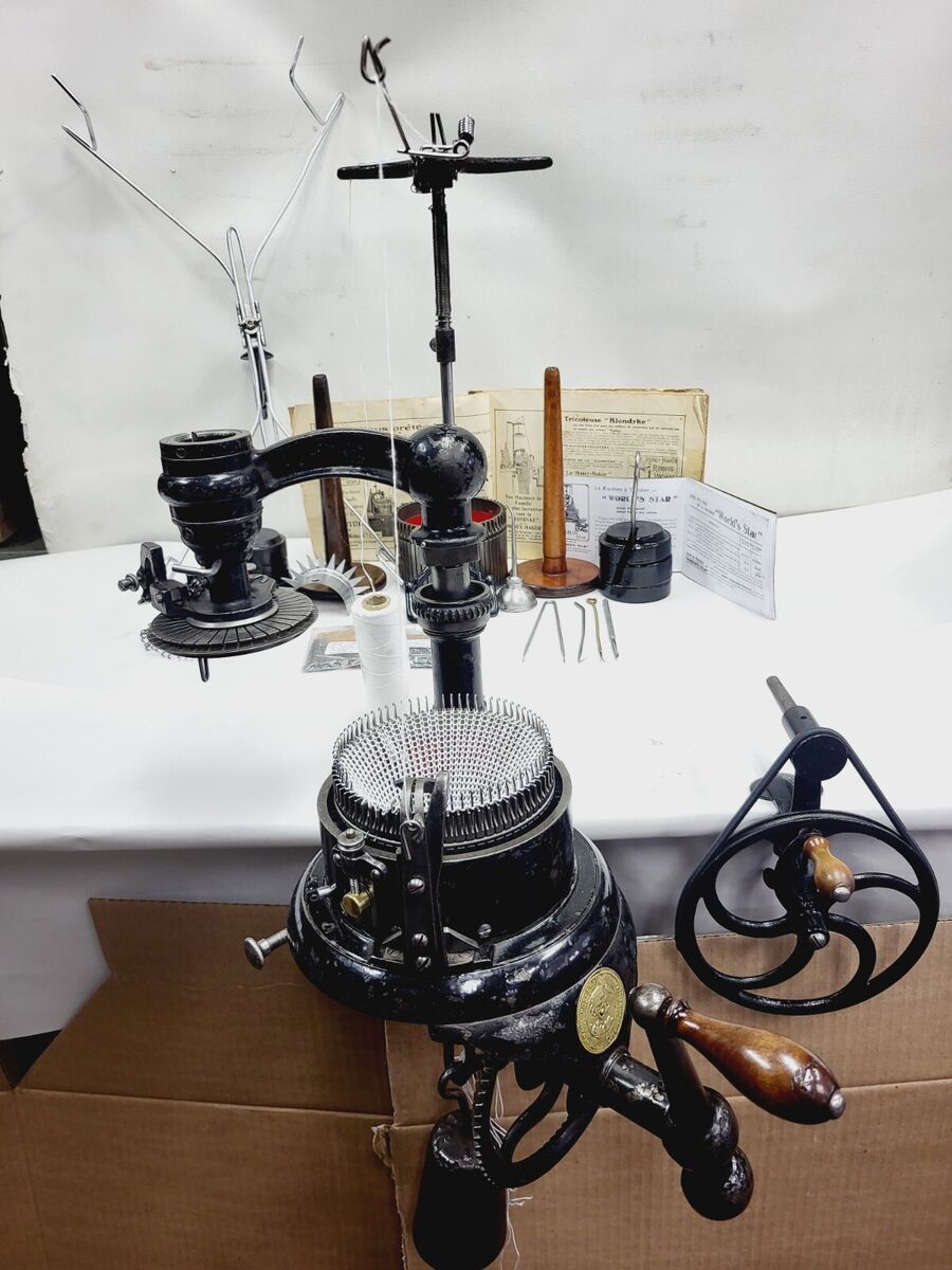 Antique Circular Sock Knitting Machines for Sale: Best Deals on eBay