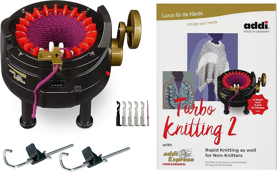 Explore the Addi Express Knitting Machine for Large Projects and Easy Crafting