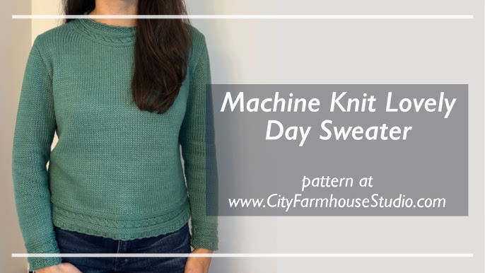 Fast and Easy Machine Knit Sweater Patterns for Beginners