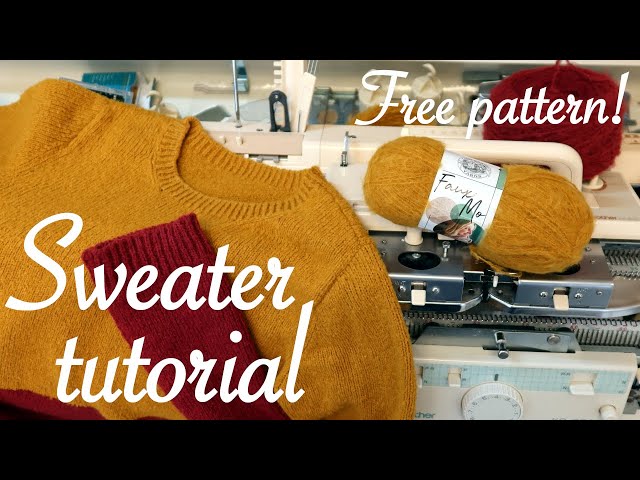 Learn Sweater Machine Knitting: Step by Step Tutorial