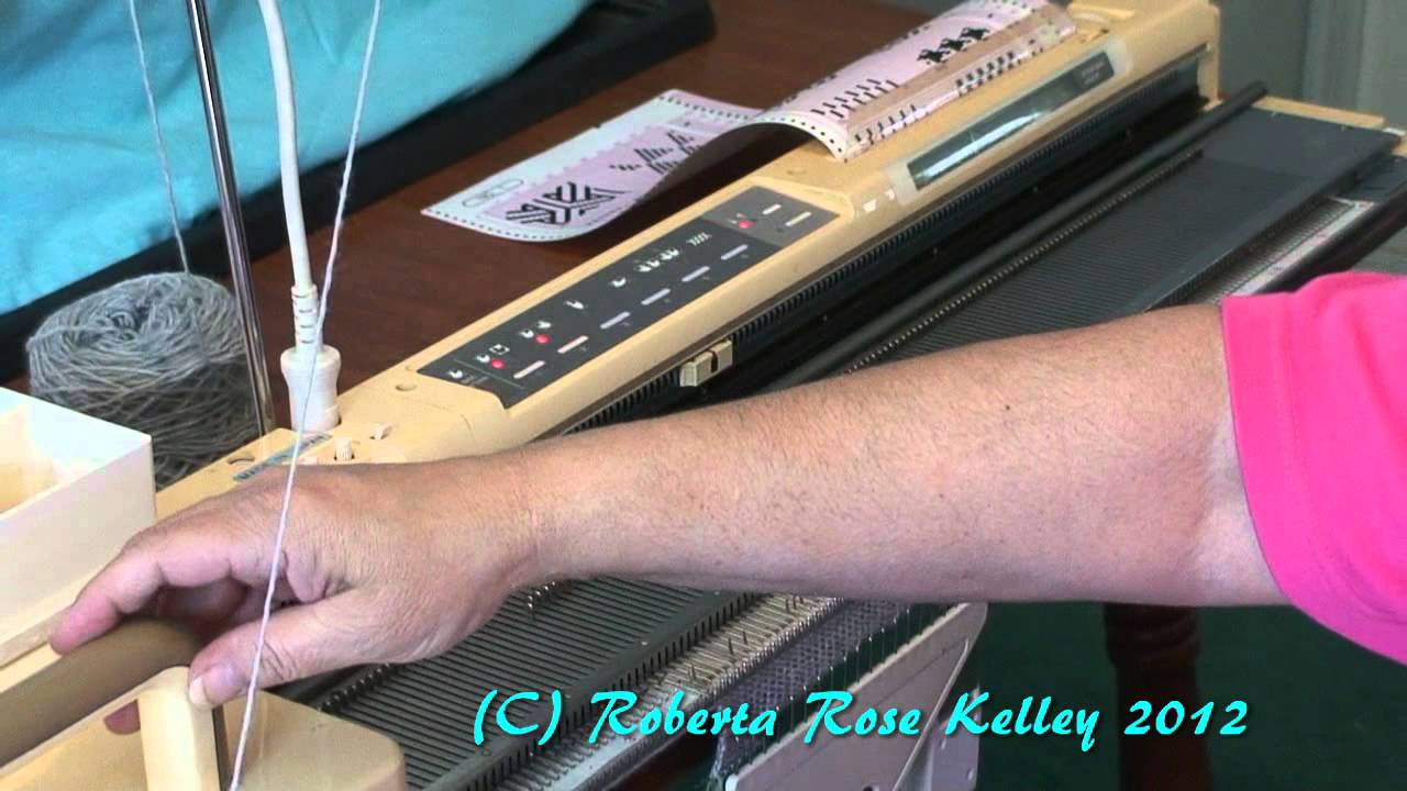 Learn How To Use an Electronic Knitting Machine