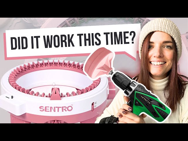 Fast Knitting with Sentro: Drill Adapter Setup Guide